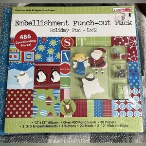 New Colorbox Embellished Punch Out Pack - 
Holiday Fun Christmas